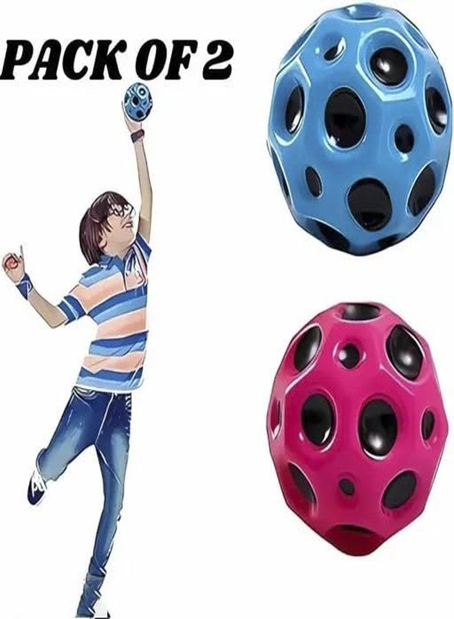 Sellon1 Elevate Playtime with Our 2 Pcs Moon Ball Set! Designed for Toddlers, Super Bouncy Ball Durable Safe Ultimate Fun for Kids - Image 2